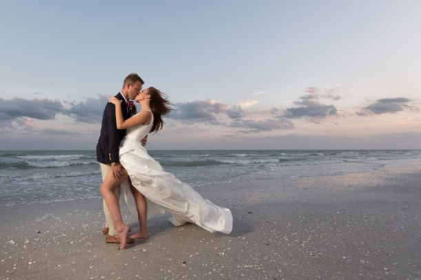 intimate destination beach wedding - Sanibel Island, FL